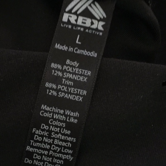 RBX Black Athletic pants size L - Picture 7 of 7